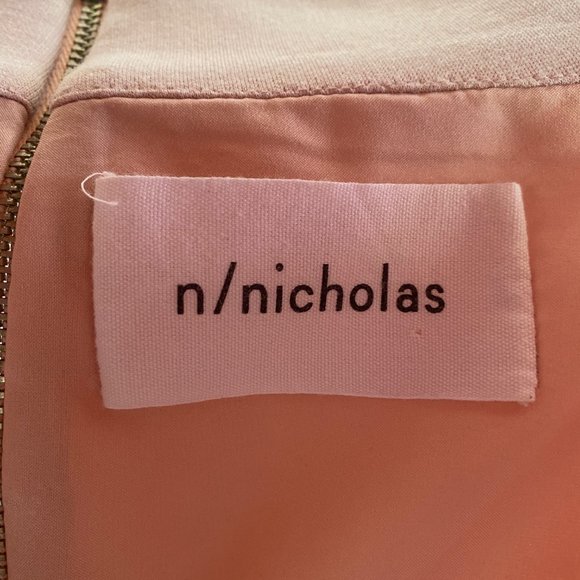 NICHOLAS Midi Dress: Off-The-Shoulder Cutout Pink - Picture 4 of 5